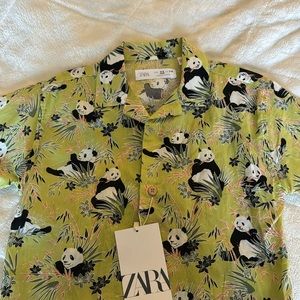 Zara tiki panda shirt for boys